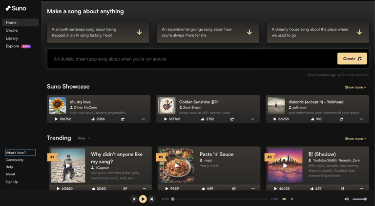 suno-ai-app-homepage-screenshot