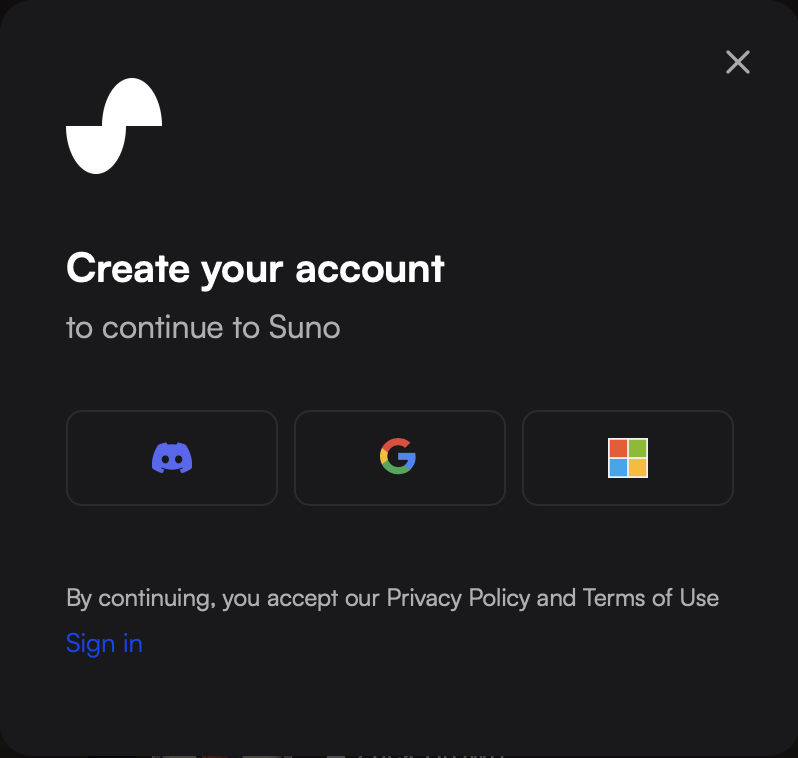 suno-account-registration-dialog