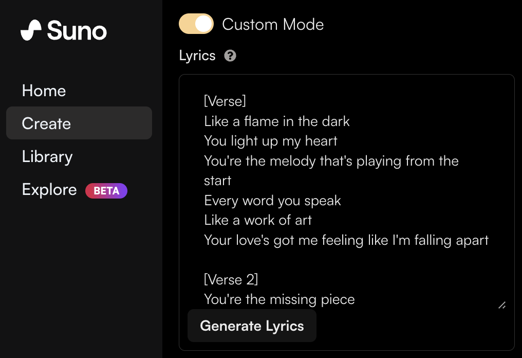 suno-generated-lyrics-by-brief-description